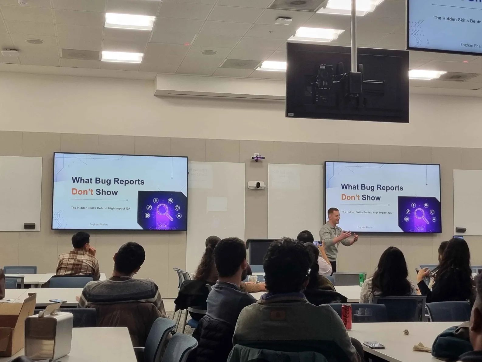 Eoghan Phelan Speaking at Dublin meetup